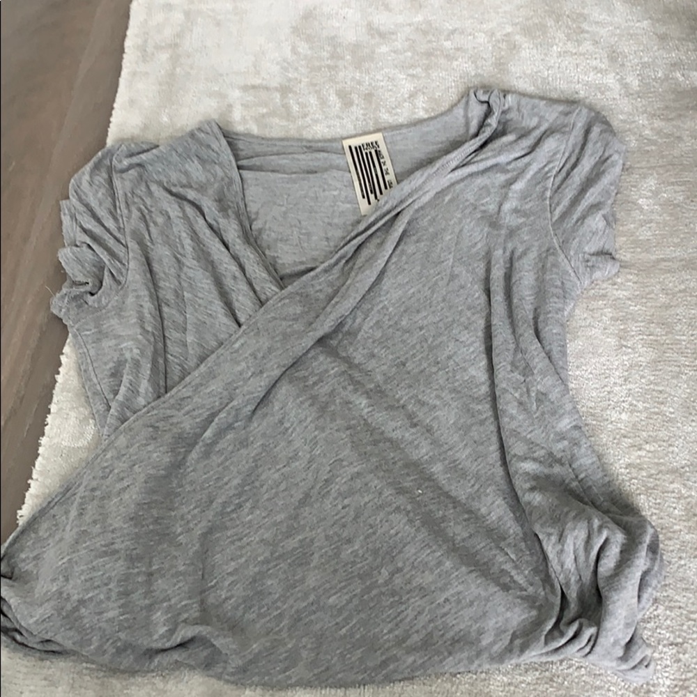 Free people grey t-shirt